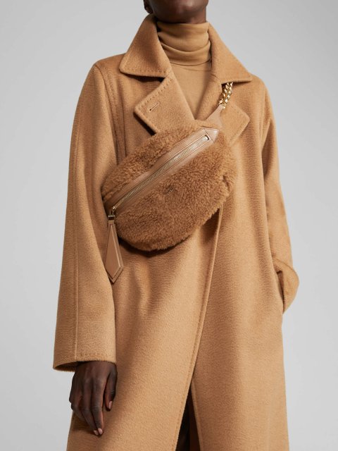Темно-бежеве пальто MAX MARA з альпаки: фото 4 - Invogue