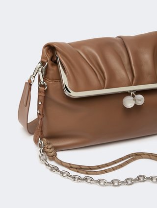 Коричневая сумка Pasticcino Weekend Max Mara из кожи: фото 3 - Invogue