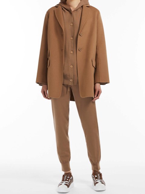 Бежевые брюки MAX MARA: фото 3 - Invogue