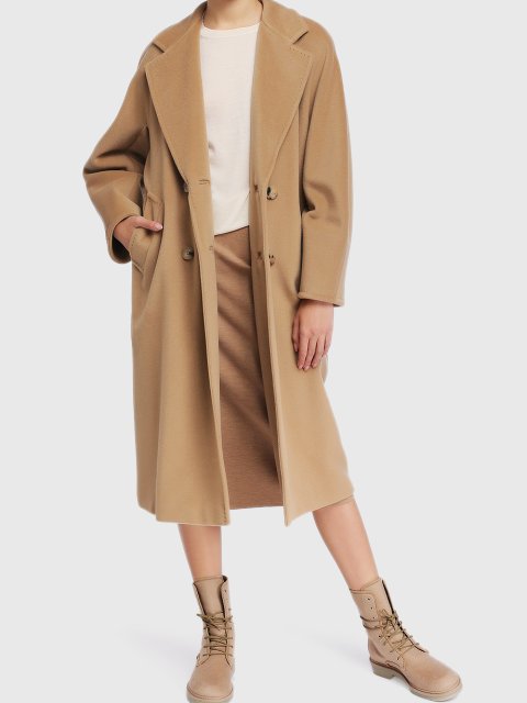 Бежеве пальто MAX MARA : фото 1 - Invogue