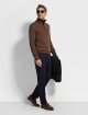 Темно-сині брюки ZEGNA з вовни та шовку: фото 1 - Invogue