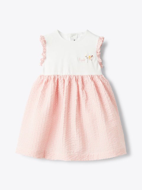 Розовое платье IL GUFO без рукавов: фото - Invogue