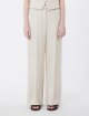 Кремові брюки зі стрілками Weekend Max Mara з льону: фото 2 - Invogue