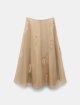 Бежева спідниця DOROTHEE SCHUMACHER з шовку: фото - Invogue