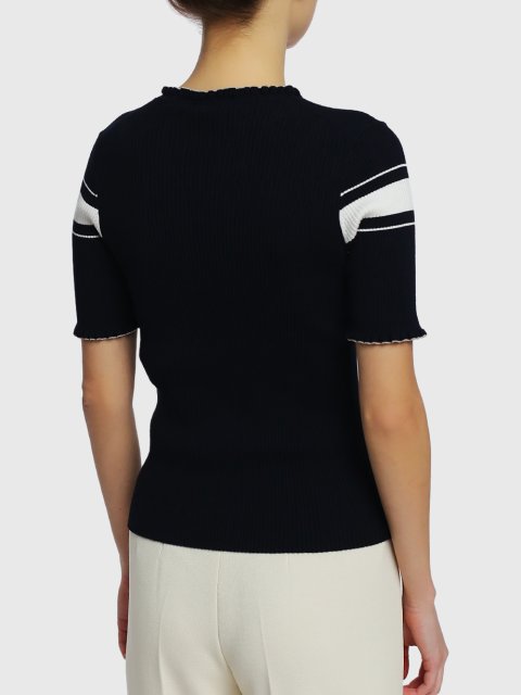 Тёмно-синий свитер MARELLA: фото 4 - Invogue