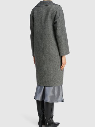 Серое платье MAX MARA: фото 2 - Invogue