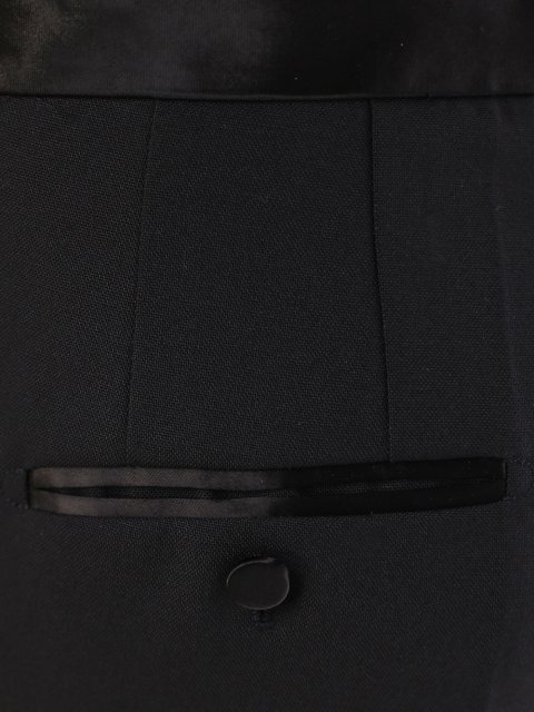 Чёрные брюки HELMUT LANG: фото 8 - Invogue