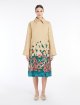 Бежевый плащ Weekend Max Mara с цветочным узором: фото 3 - Invogue