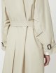 Кремовий плащ MAX MARA з суміші бавовни: фото 5 - Invogue