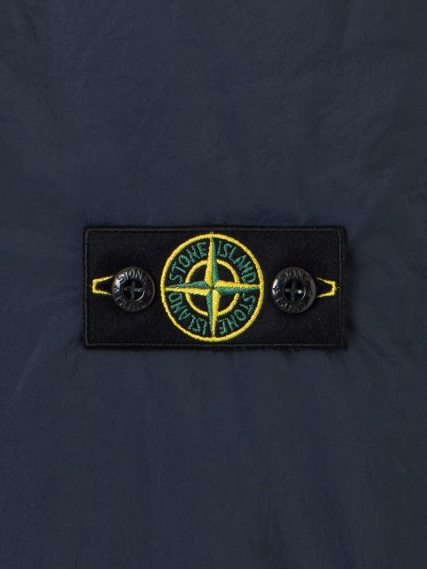 Темно-синя куртка STONE ISLAND KIDS : фото 2 - Invogue