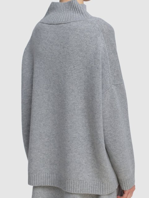 Серый свитер WEEKEND MAX MARA: фото 4 - Invogue