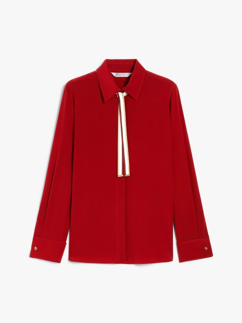 Червона сорочка Max Mara шовкова: фото - Invogue