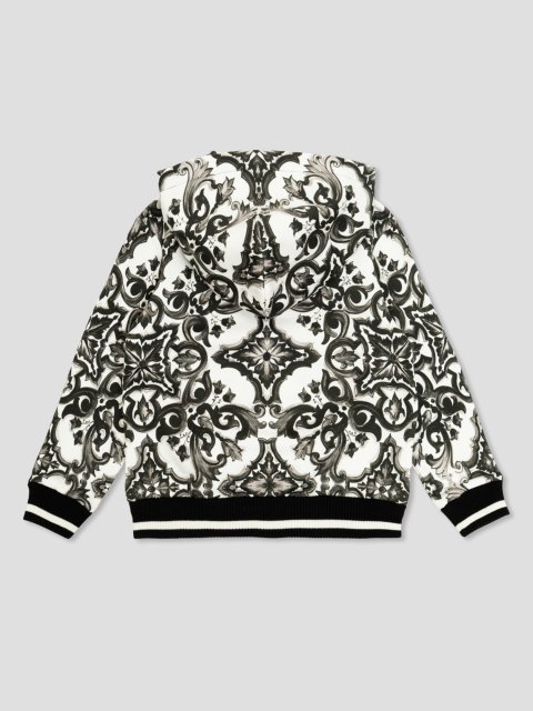 Чорна кофта, штани DOLCE&GABBANA KIDS з бавовни: фото 1 - Invogue