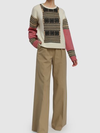 Розовый свитер MAX MARA: фото 1 - Invogue