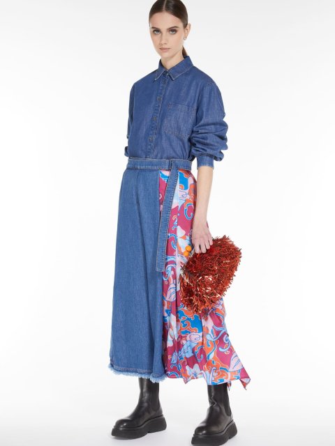 Синя спідниця WEEKEND MAX MARA : фото 4 - Invogue