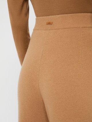 Бежеві брюки MAX MARA з вовни та кашеміру: фото 4 - Invogue
