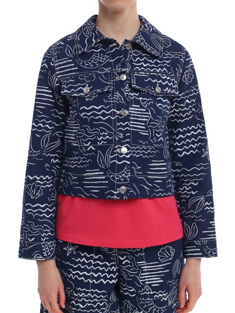 Синя куртка KENZO : фото 5 - Invogue