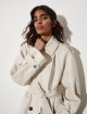 Білий плащ MAX&CO з бавовни та вовни: фото 6 - Invogue