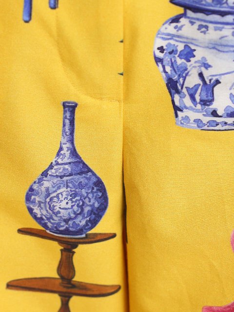 Жёлтые брюки WEEKEND MAX MARA: фото 7 - Invogue