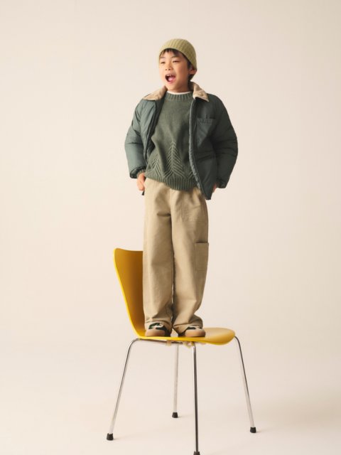 Зелений светр IL GUFO з бавовни: фото 1 - Invogue