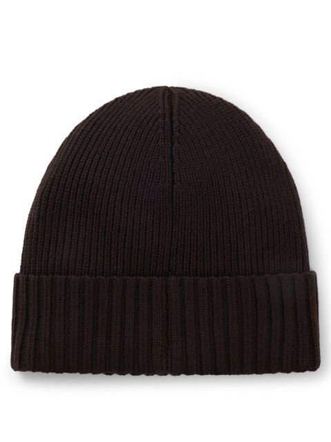 Коричнева шапка BOSS з вовни: фото 1 - Invogue