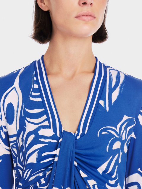 Синя сукня Marc Cain з принтом: фото 6 - Invogue