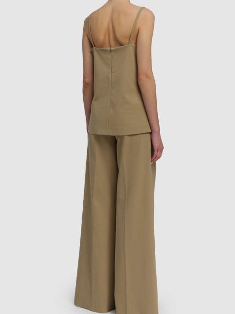 Кремовий топ MAX MARA: фото 2 - Invogue