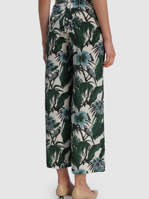 Зелёные брюки WEEKEND MAX MARA: фото 4 - Invogue
