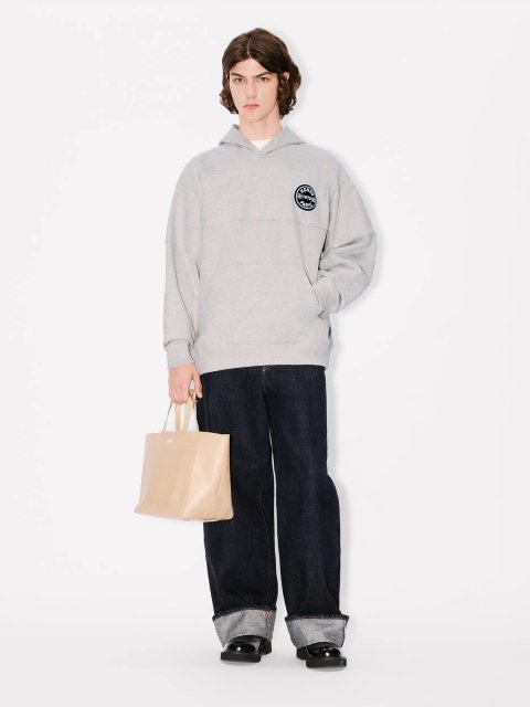 Темно-бежевая сумка KENZO из кожи: фото 2 - Invogue