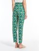 Зелені брюки  Weekend Max Mara з принтом: фото 3 - Invogue