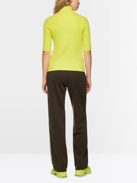 Желтая  футболка MARC CAIN из эластичного хлопка: фото 3 - Invogue