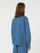 Синя сорочка WEEKEND MAX MARA з бавовняного деніму: фото 3 - Invogue