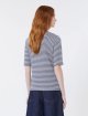 Тёмно-синий топ Weekend Max Mara из льна: фото 3 - Invogue