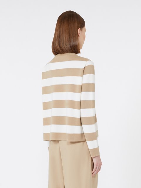 Светр у смужку MAX MARA з чистої вовни: фото 3 - Invogue