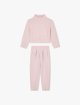 Лілова кофта, штани EMPORIO ARMANI KIDS з бавовни: фото - Invogue