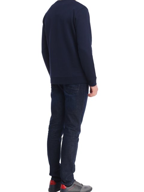 Синие джинсы BOSS: фото 4 - Invogue