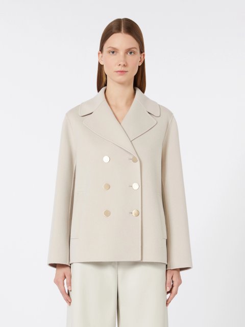 Бежевий жакет MAX MARA з чистої вовни: фото 2 - Invogue