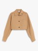 Світло-коричнева куртка Max Mara укорочена: фото - Invogue