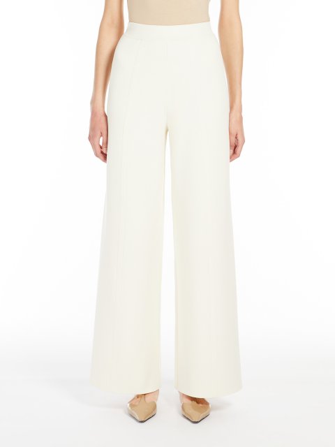 Белые брюки Max Mara трикотажные: фото 2 - Invogue
