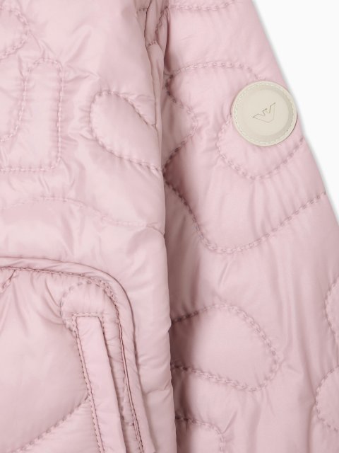 Лілова куртка EMPORIO ARMANI KIDS : фото 3 - Invogue