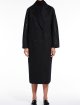 Чорне пальто MAX MARA двобортне: фото 1 - Invogue