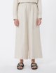 Кремові укорочені брюки Weekend Max Mara з льону: фото 2 - Invogue