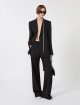 Чорні брюки SPORTMAX з чистої вовни: фото 1 - Invogue