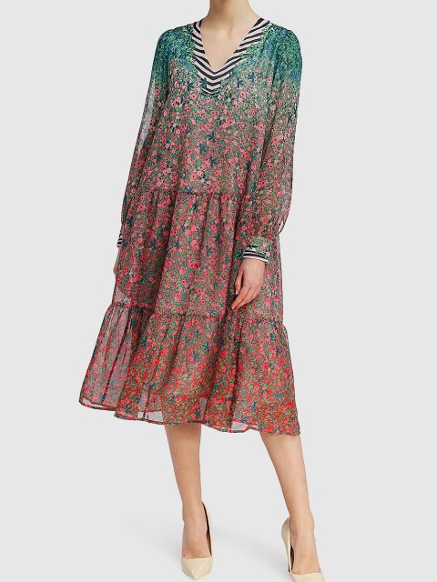 Червона сукня MARC CAIN : фото 1 - Invogue