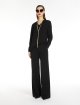 Чорний джемпер Max Mara з V-подібним вирізом: фото 3 - Invogue
