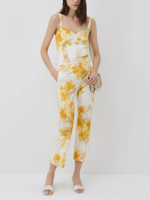 Синие брюки MARELLA: фото 1 - Invogue