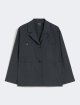 Темно-синя сорочка Max Mara у стилі сафарі з бавовни: фото - Invogue