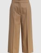 Бежевые брюки MAX MARA: фото - Invogue