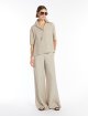 Бежеві брюки Max Mara з льону: фото 1 - Invogue