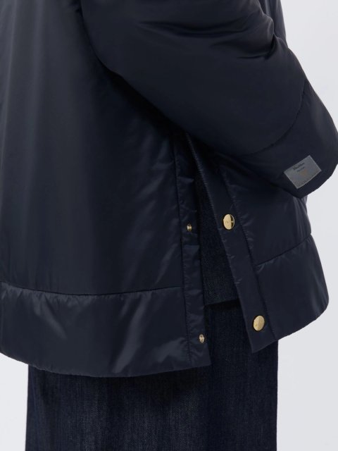 Темно-синя куртка MAX MARA утеплена: фото 4 - Invogue